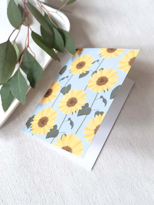 2-osainen kortti | Auringonkukka