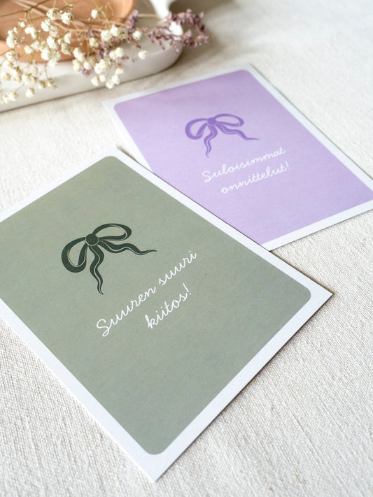 Rusetti -kortti | Suuren suuri kiitos!