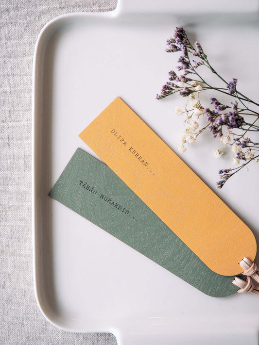 Tähän nukahdin... -kirjanmerkki | Outlet