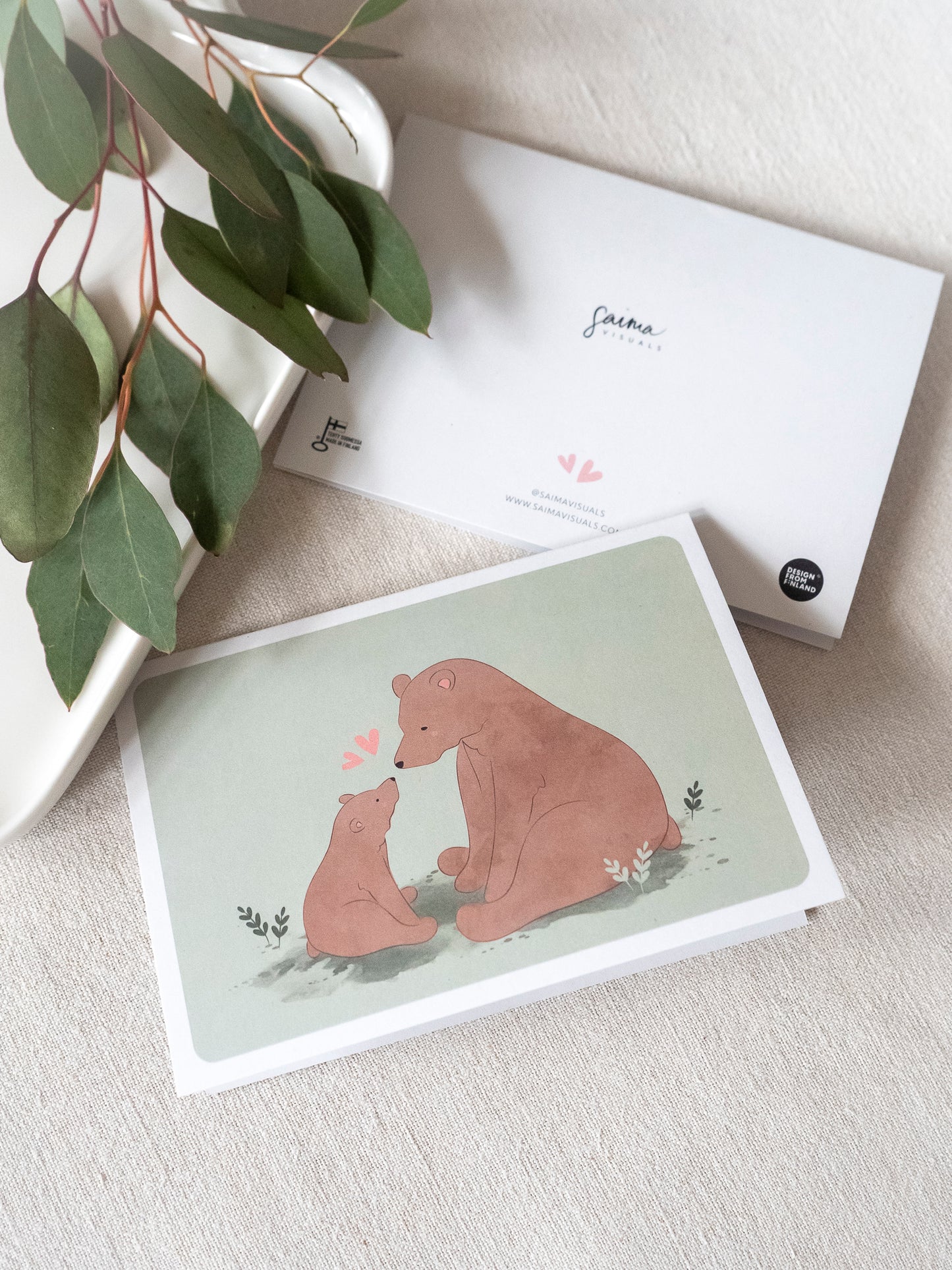 2-osainen kortti | Mama Bear