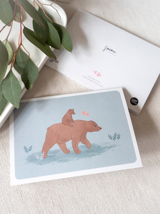 2-osainen kortti | Papa Bear