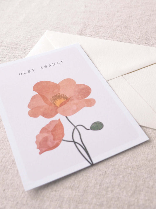 Unikko -kortti | Olet ihana! | Outlet