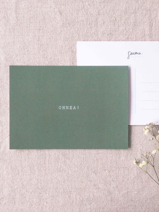 Onnea! | Kortti tekstillä | Outlet