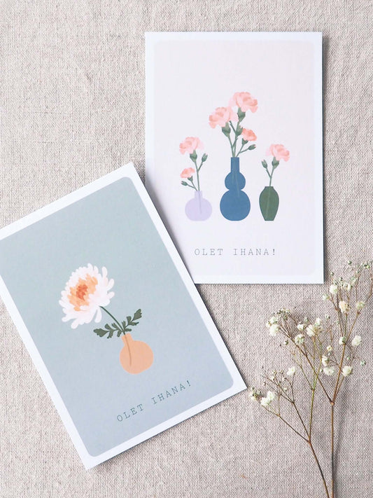 Neilikka -kortti | Olet ihana! | Outlet