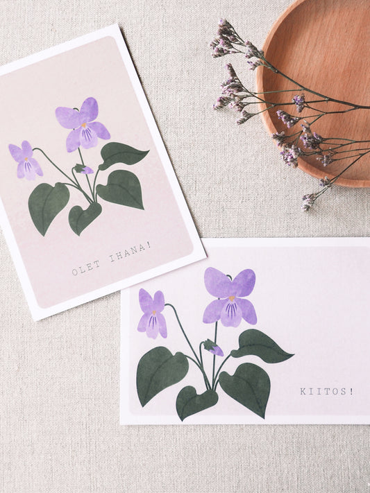 Orvokki -kortti | Kiitos! | Outlet