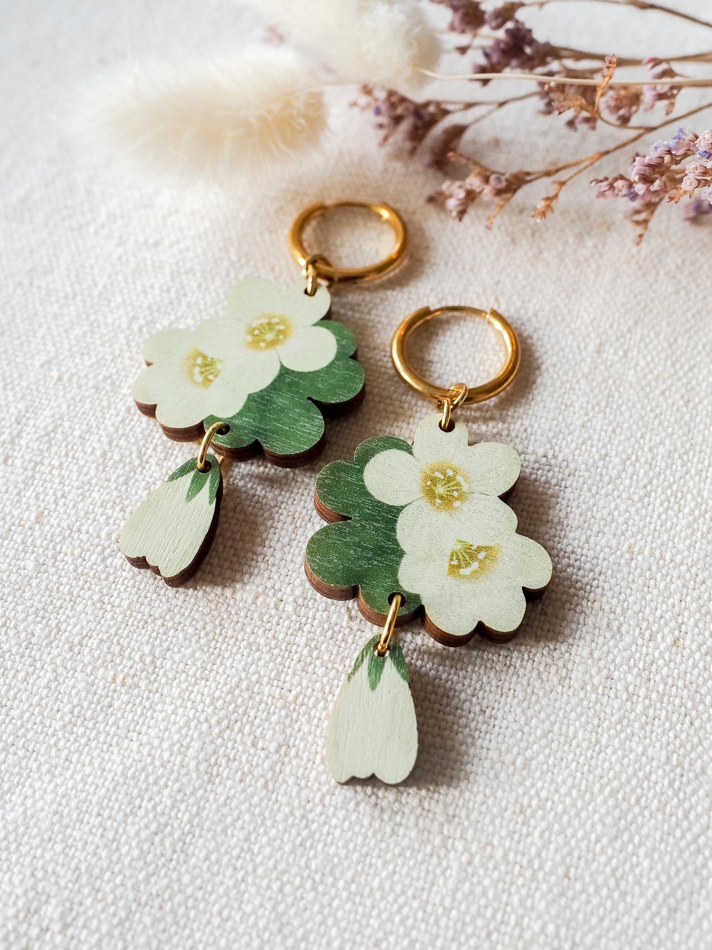 Ketunleipä -korvakorut, 2-osaiset