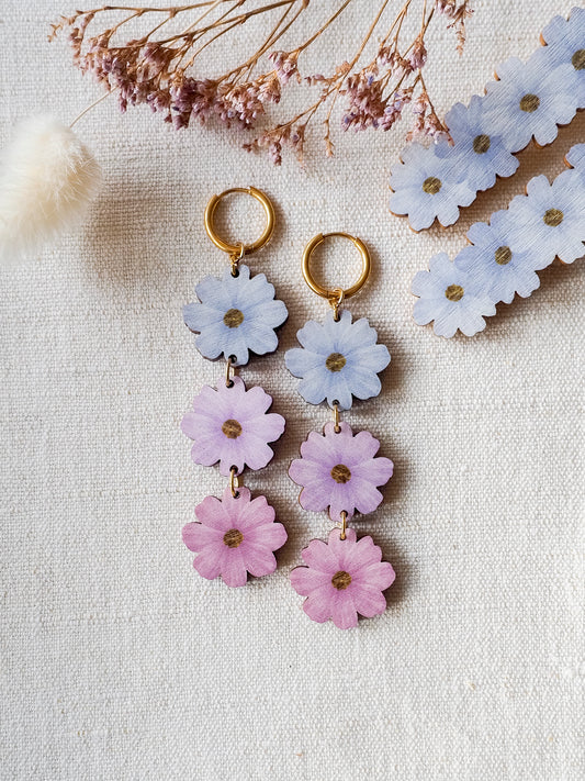 Kosmos -korvakorut, 3-osaiset