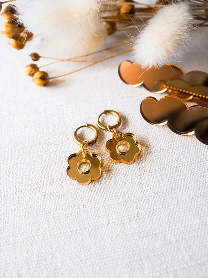 Malla -korvakorut / Peiliakryyli