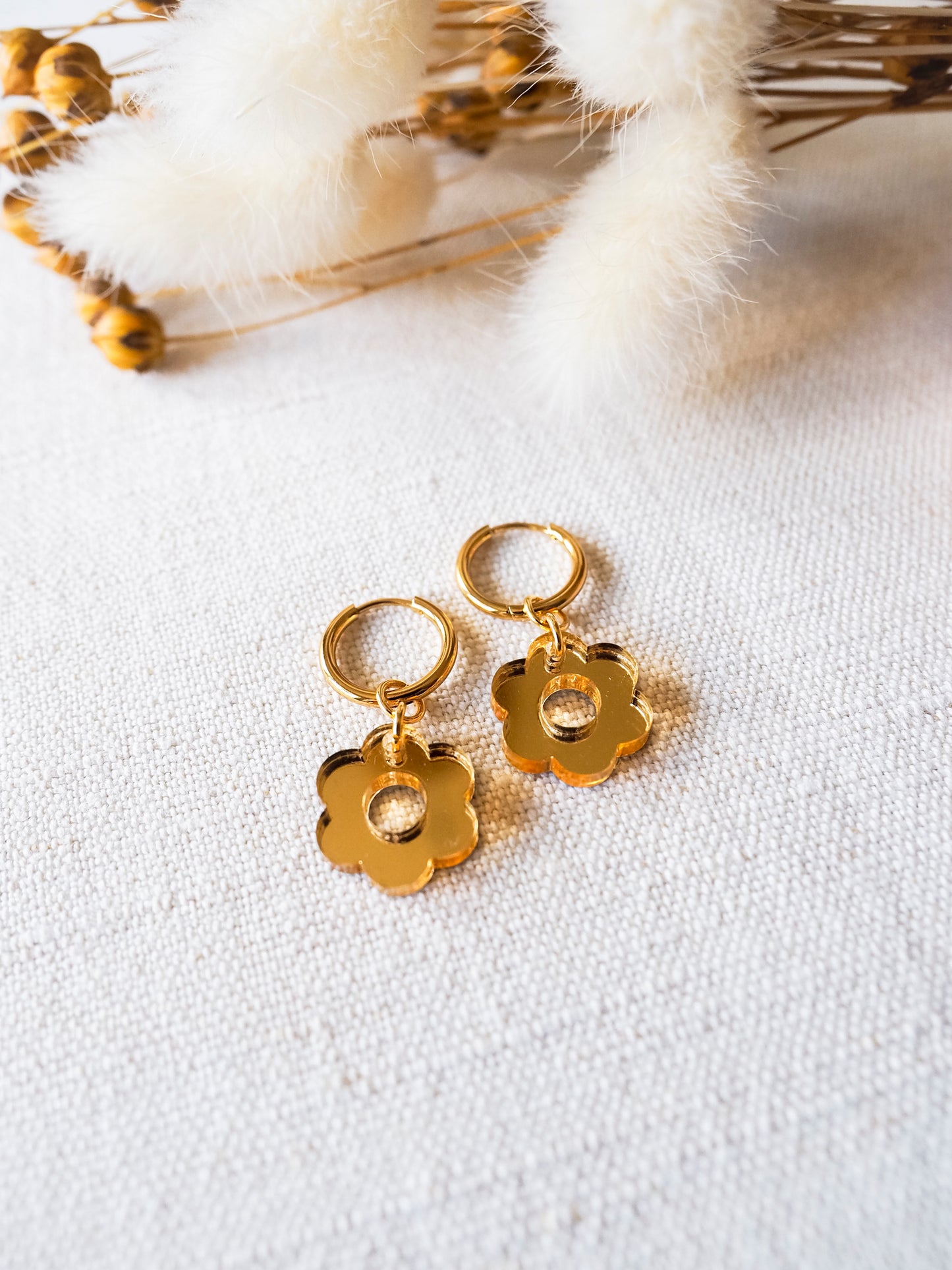 Malla -korvakorut / Peiliakryyli